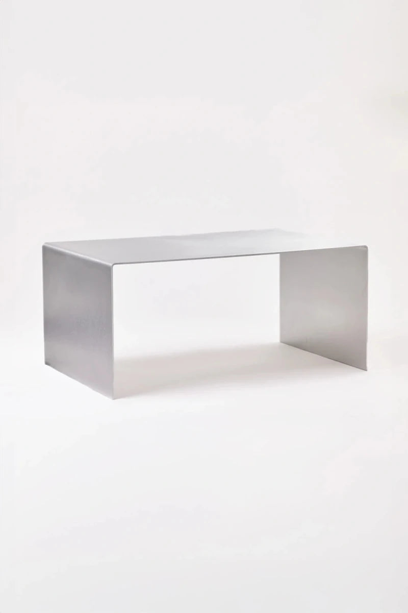 LURA_1 | Soffbord i aluminium, 80 cm - RÅM