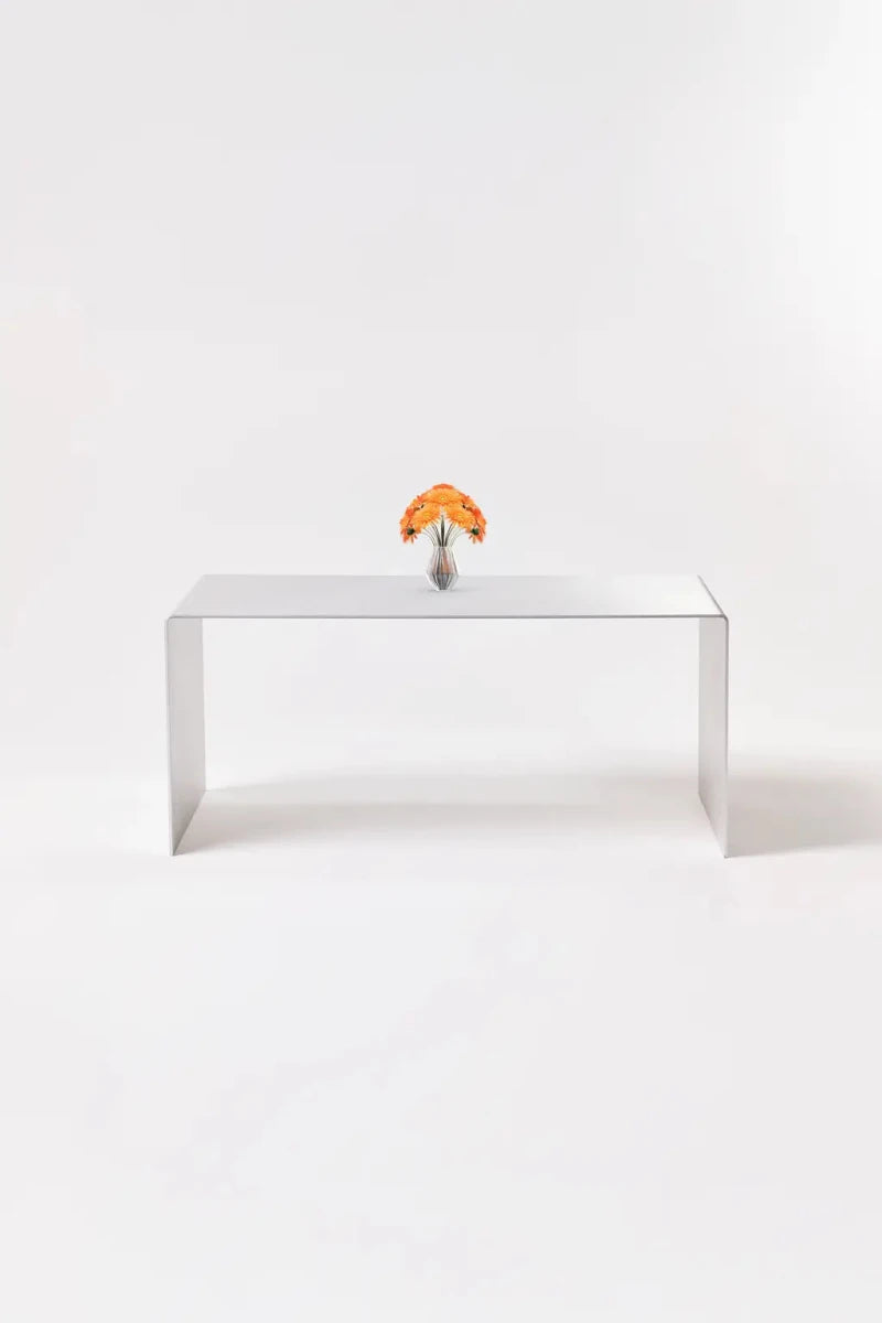 LURA_1 | Soffbord i aluminium, 80 cm - RÅM